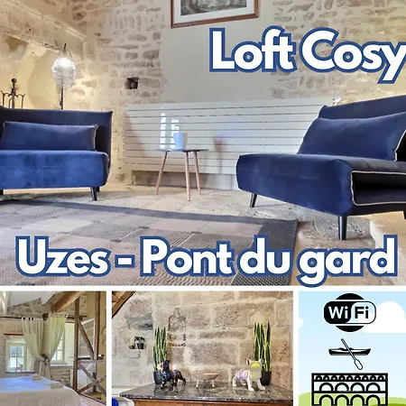 Chez Lydia - Loft Cosy, Depart Canoe A Pied, Proche Pont-du-gard Et Uzes